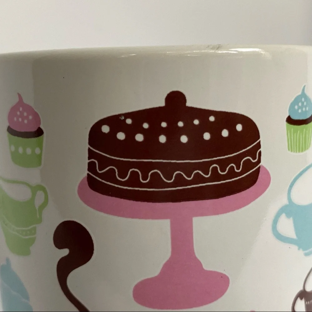 IKEA Mug Desserts Cakes Tea Party Pots Cups Cupcakes Ceramic Coffee Pastel color